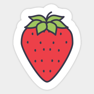 Cute Strawberry Sticker